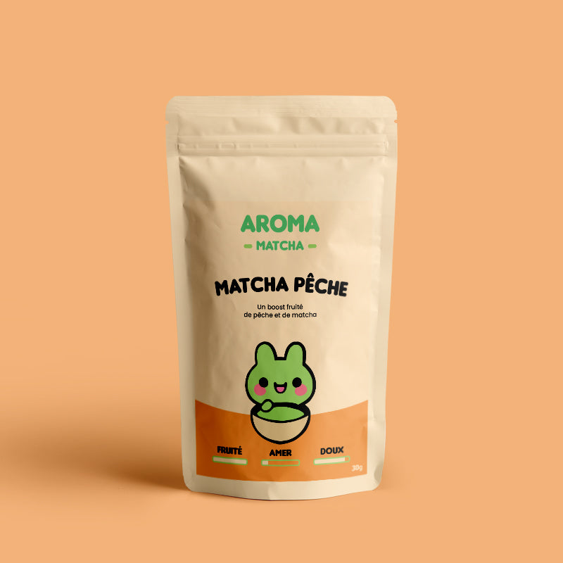 Sachet Matcha saveur Peche - Aroma Matcha- Tea Matcha green vert