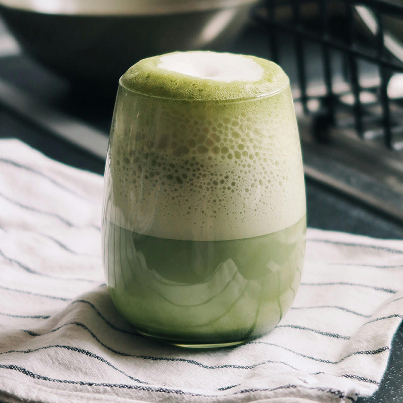 Tasse Matcha Peche - Aroma Matcha - the macha matchae green tea latte