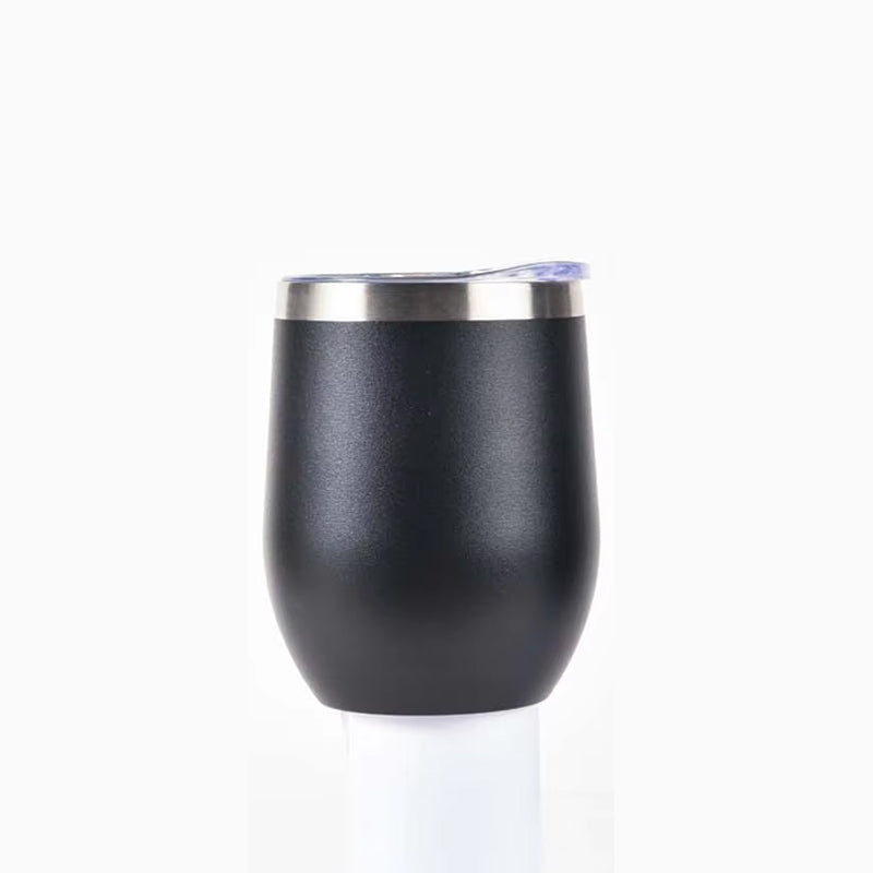 Tasse isotherme avec couvercle noire matcha - aroma matcha