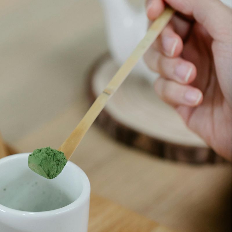 accessoire thé matcha cuillère dose doseuse mesure traditionnel bambou