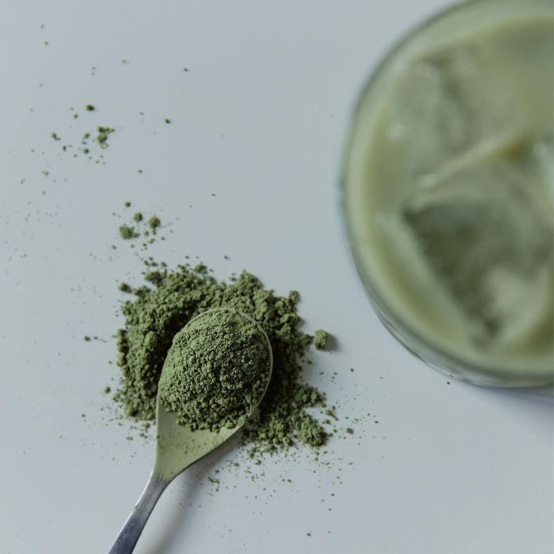 poudre thé vert aroma matcha antioxydant énergisant naturel stimulant