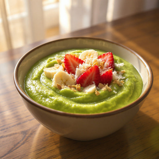 AROMA MATCHA PORRIDGE OATMEAL PETIT DEJEUNER HEALTHY