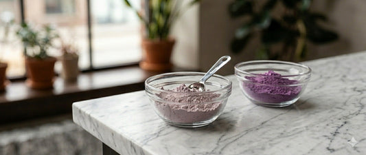 POUDRE UBE IGNAME VIOLET COMPARAISON POUDRE PATATE DOUCE 