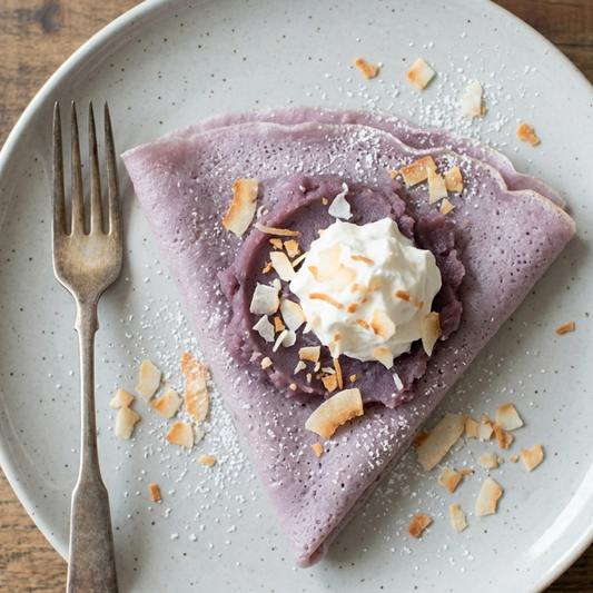 AROMA MATCHA RECETTE CREPE POUDRE UBE GOURMAND SAIN HEALTHY
