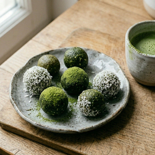 boule d'énergie energy balls au matcha recette simple facile rapide aroma matcha