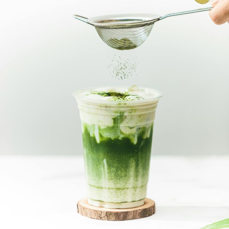 aroma matcha latte fouet chasen poudre thé vert bio biologique préparation recette tradition