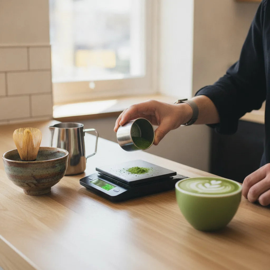 Dosage matcha latte professionnel, goût et rentabilité