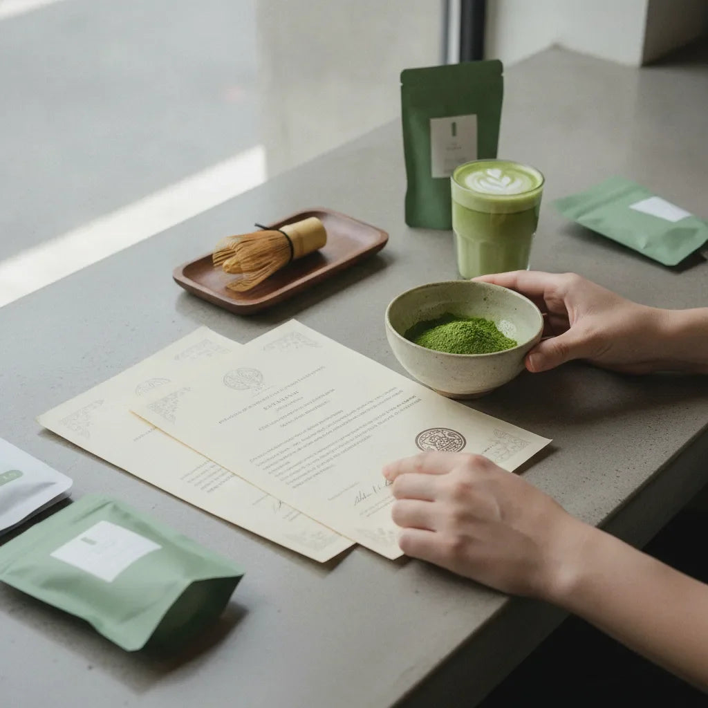 Matcha bio professionnel certification – guide d'achat