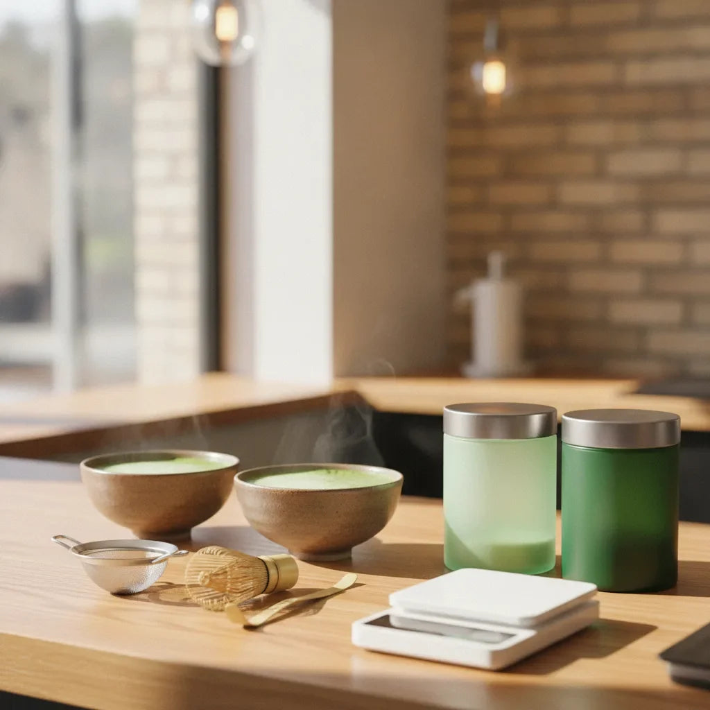 Matcha cérémonie vs premium professionnel – guide 2026