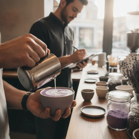 Ube latte, rentabilité en coffee shop et coût réel 2026