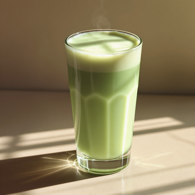 aroma matcha pandan latte boisson saine asie