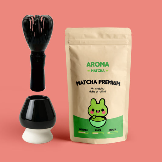 coffret noel black friday matcha premium cérémonie du thé vert chasen fouet durable support