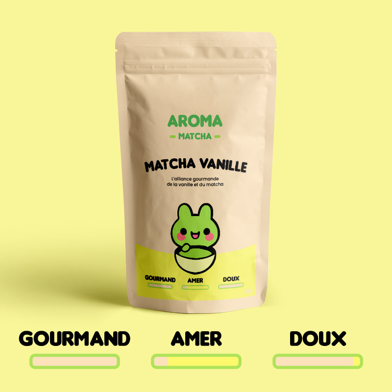 Jauge Matcha Vanille - Aroma Matcha- tea matcha green macha matchae Gourmand doux