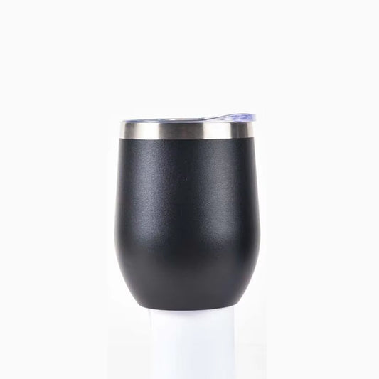 Tasse isotherme avec couvercle noire matcha - aroma matcha
