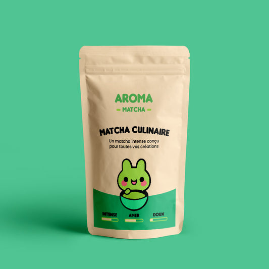 Matcha culinaire bio japonais Aroma Matcha en poudre verte pour recettes et boissons